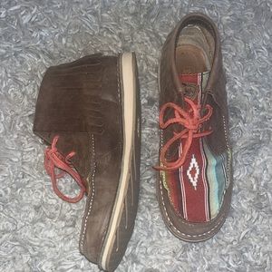 Ariat bomber cruiser boots Aztec print